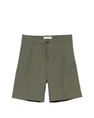 Paolo Pecora Kids ベルトループジップファスナー付きショーツ - サムネイル1