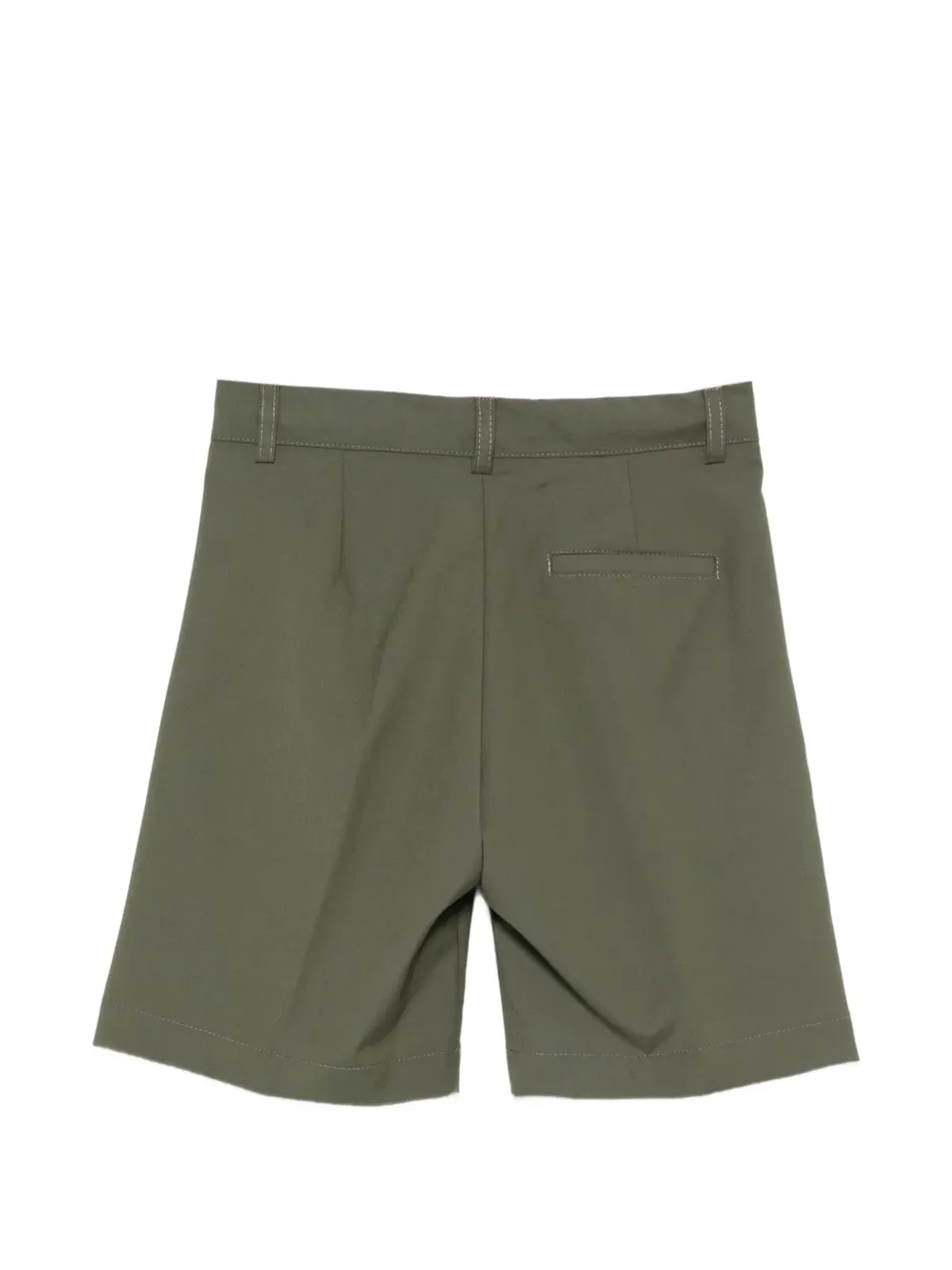 Paolo Pecora Kids ベルトループジップファスナー付きショーツ - 画像2