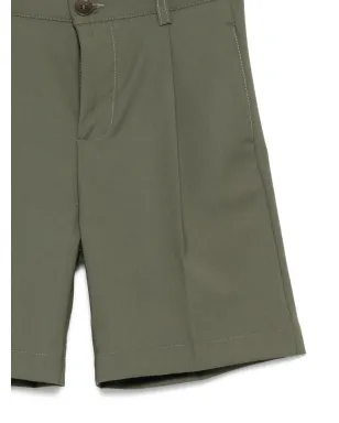 Paolo Pecora Kids ベルトループジップファスナー付きショーツ - サムネイル3