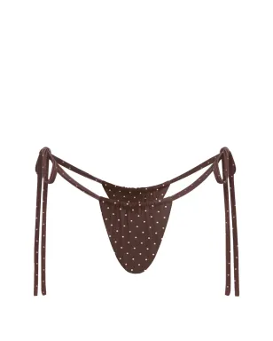 FAE SWIM Birdieリバーシブル花柄ビキニボトム（ピンク） - サムネイル1