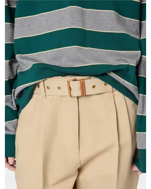 Miu Miu ストライプ ロゴパッチ スウェットシャツ - サムネイル5