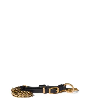 Miu Miu ロゴ刻印キーホルダー - ゴールド - サムネイル2