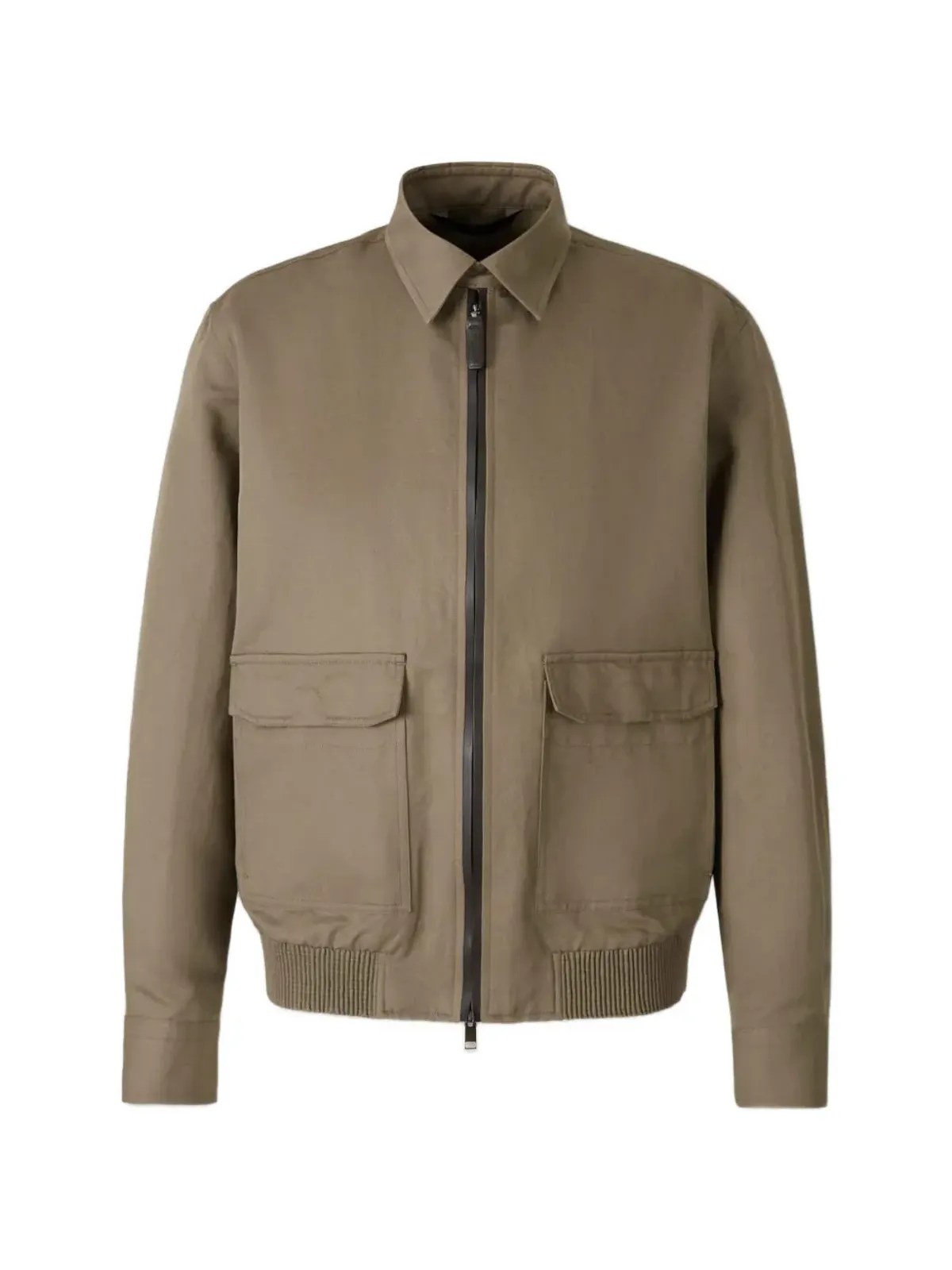 Brioni パッチディテールジップアップジャケット - 画像1
