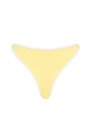 FAE SWIM Hailey パイピング付きビキニボトム - イエロー - サムネイル4