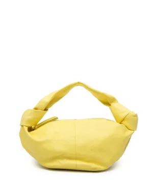 Bottega Veneta ヴィンテージ カーフスキン ダブルノット バッグ - イエロー - サムネイル1