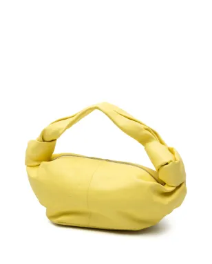 Bottega Veneta ヴィンテージ カーフスキン ダブルノット バッグ - イエロー - サムネイル3