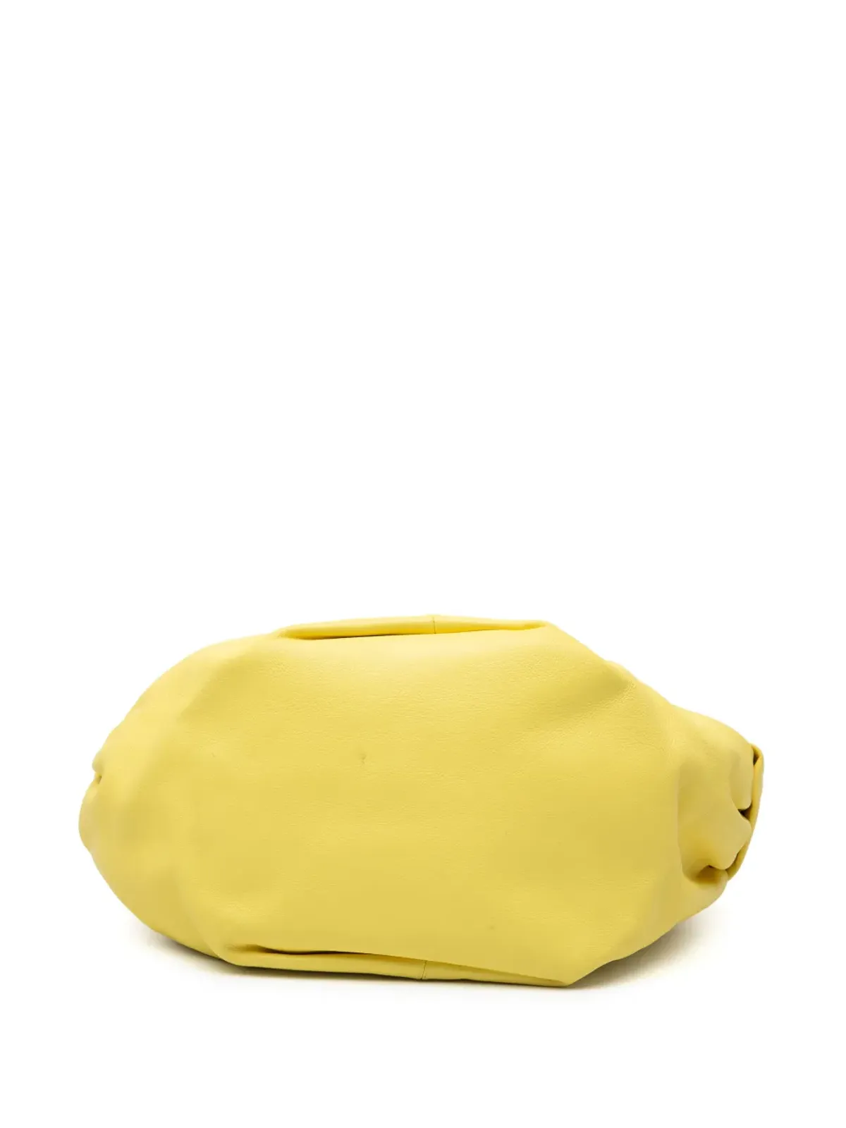 Bottega Veneta ヴィンテージ カーフスキン ダブルノット バッグ - イエロー - 画像4