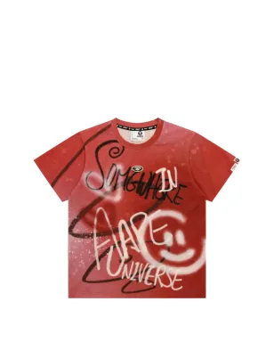 AAPE BY *A BATHING APE® グラフィティプリントTシャツ - サムネイル1