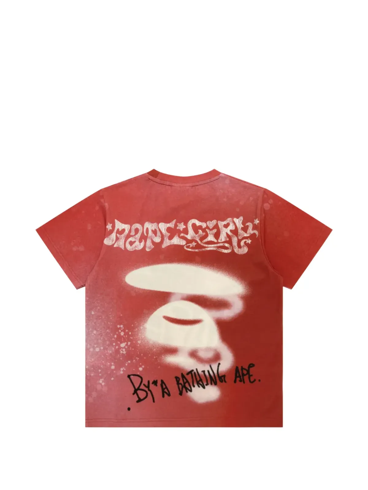AAPE BY *A BATHING APE® グラフィティプリントTシャツ - 画像2