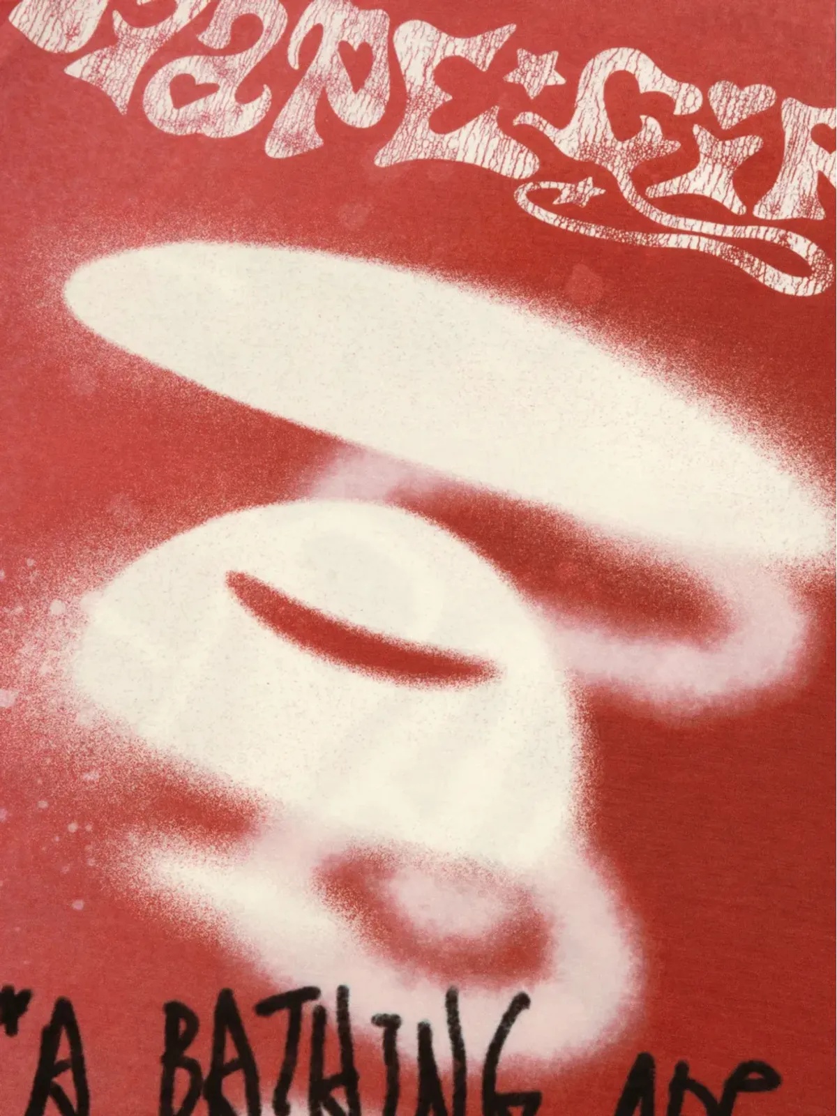 AAPE BY *A BATHING APE® グラフィティプリントTシャツ - 画像3