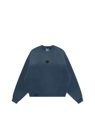 AAPE BY A BATHING APE ロゴ刺繍入りクルーネックスウェットシャツ - Blue - サムネイル1