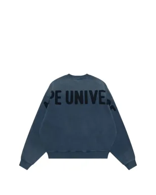 AAPE BY A BATHING APE ロゴ刺繍入りクルーネックスウェットシャツ - Blue - サムネイル2