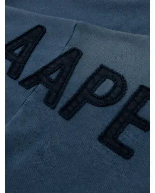 AAPE BY A BATHING APE ロゴ刺繍入りクルーネックスウェットシャツ - Blue - サムネイル3