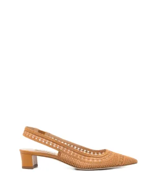 Arteana Trieste ポイントトゥ スリングバックパンプス - サムネイル1