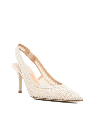 Arteana Trieste レース スリングバックパンプス - サムネイル2