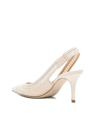 Arteana Trieste レース スリングバックパンプス - サムネイル3