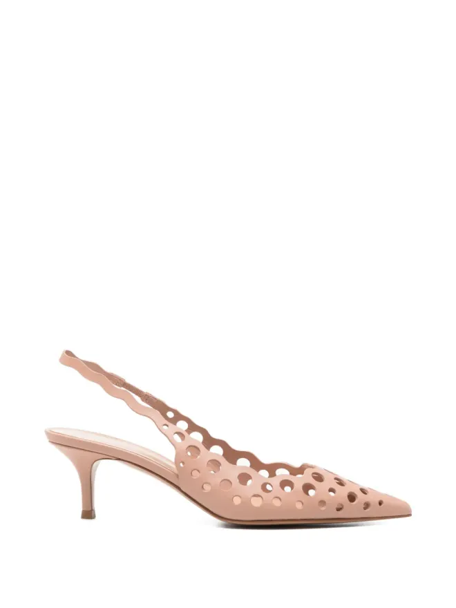 Gianvito Rossi Gianvito Rossi スリングバックパンプス - ピンクの商品画像