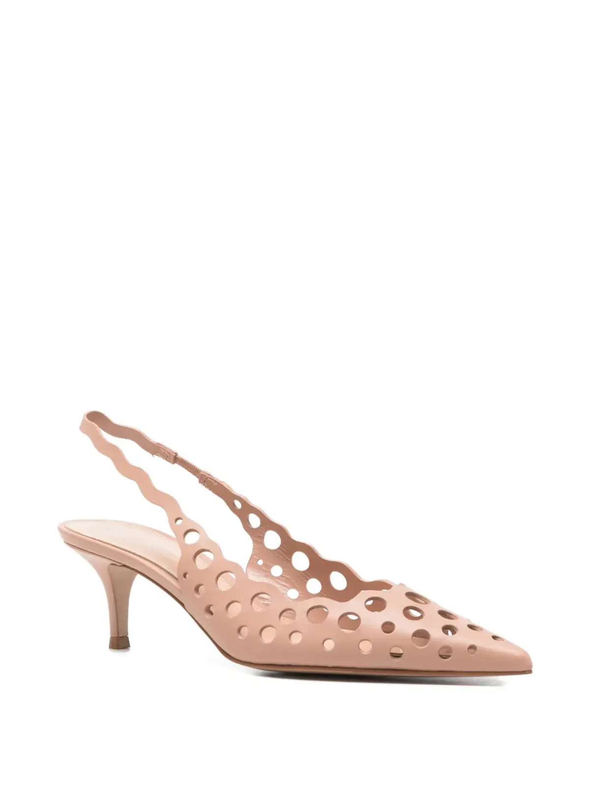 Gianvito Rossi スリングバックパンプス - ピンク - 画像2