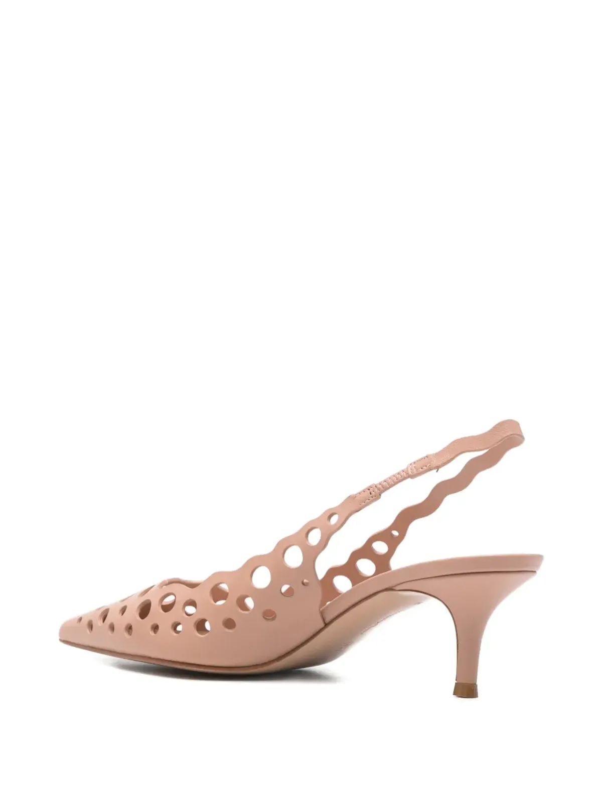 Gianvito Rossi スリングバックパンプス - ピンク - 画像3