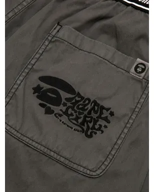 AAPE BY *A BATHING APE® ロゴパッチパンツ - サムネイル3