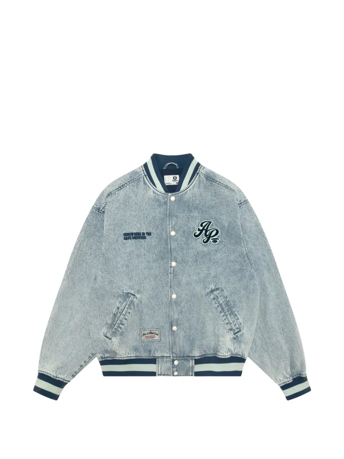 AAPE BY *A BATHING APE® 刺繍ボンバージャケット - 画像1