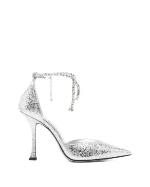 Jimmy Choo Stevie メタリックヒールパンプス - サムネイル1