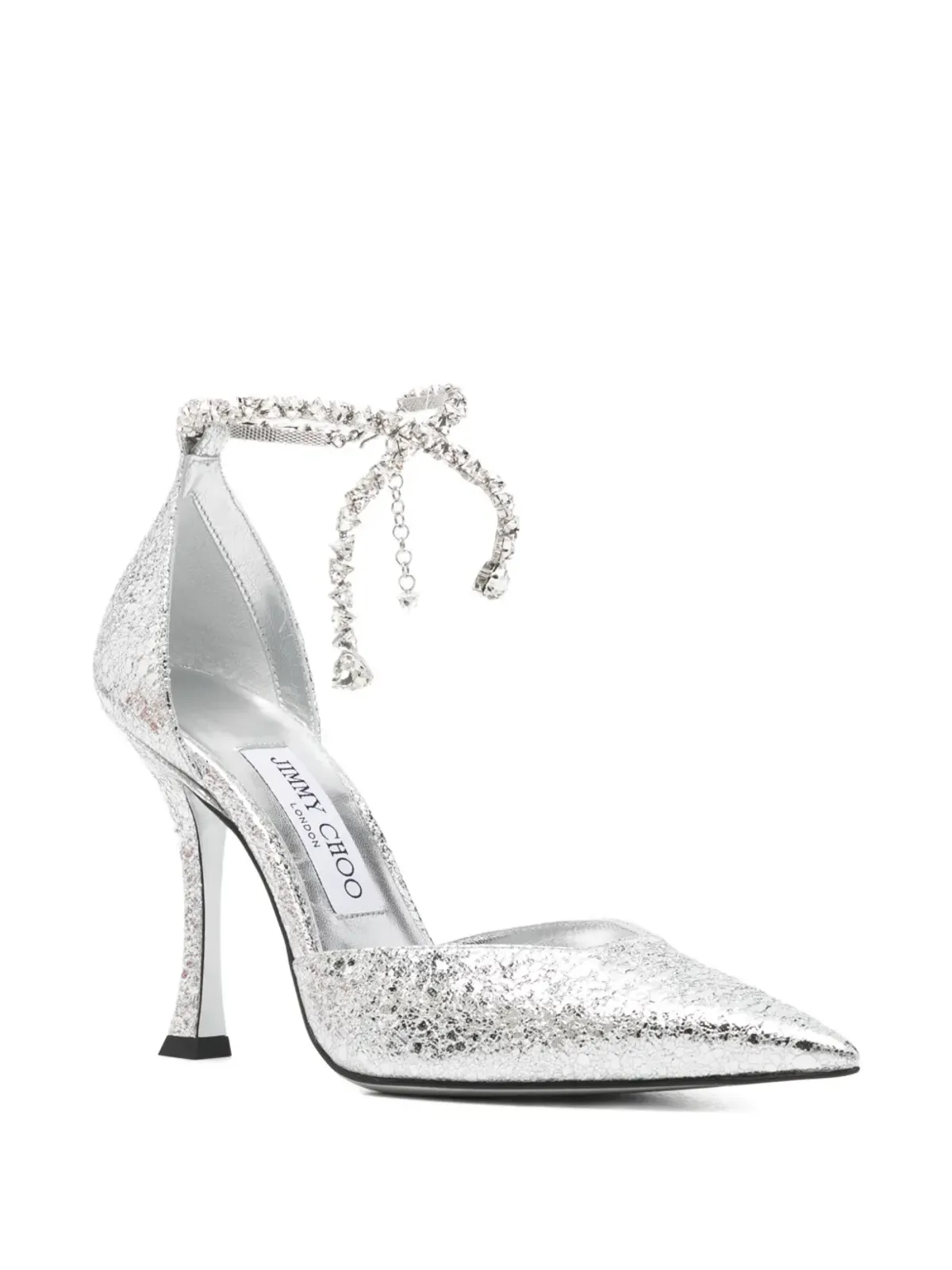 Jimmy Choo Stevie メタリックヒールパンプス - 画像2