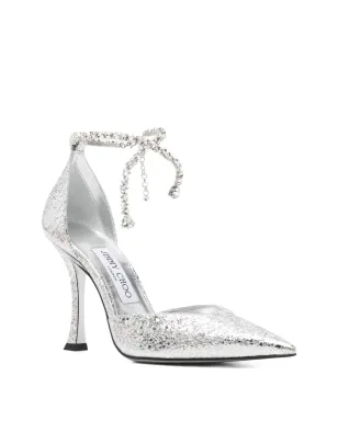 Jimmy Choo Stevie メタリックヒールパンプス - サムネイル2
