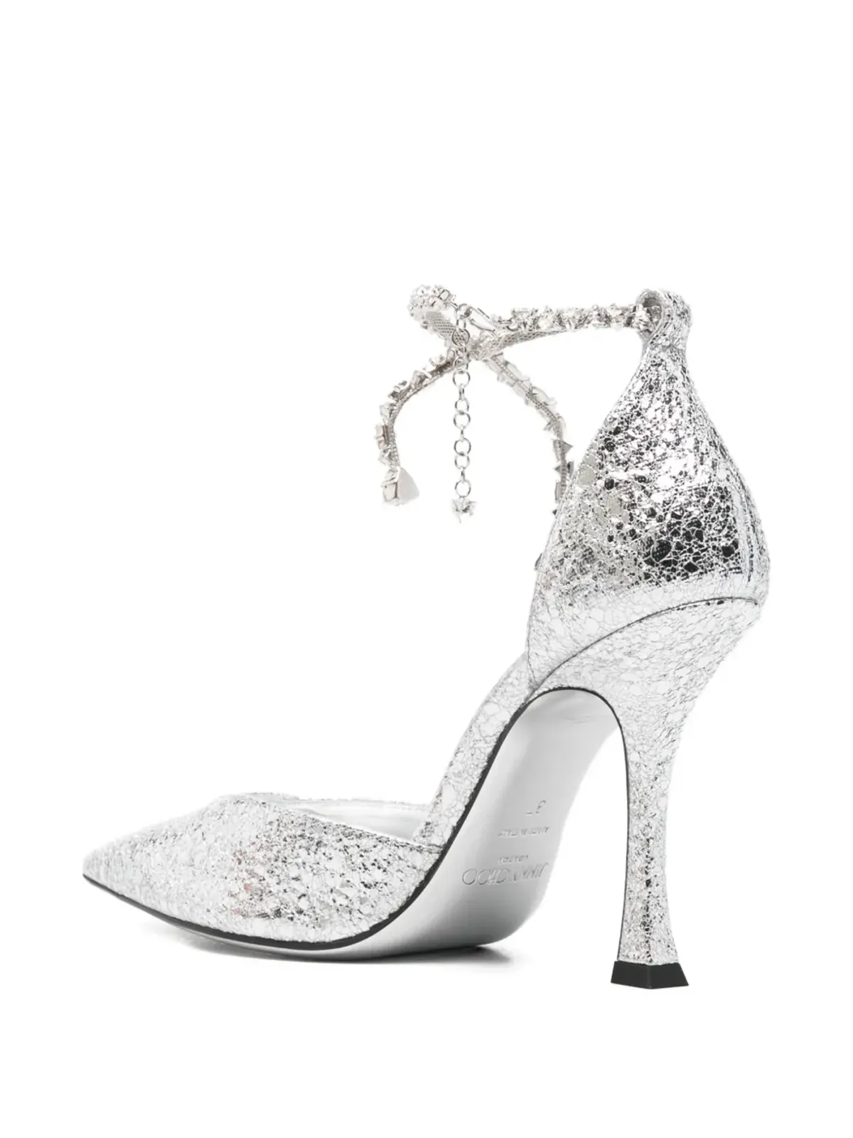 Jimmy Choo Stevie メタリックヒールパンプス - 画像3