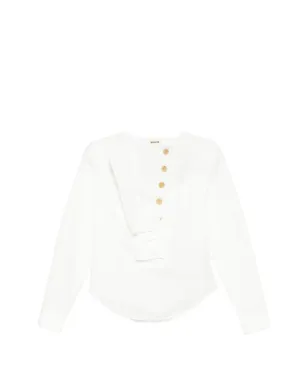 KHAITE Poe トップ - White - サムネイル1