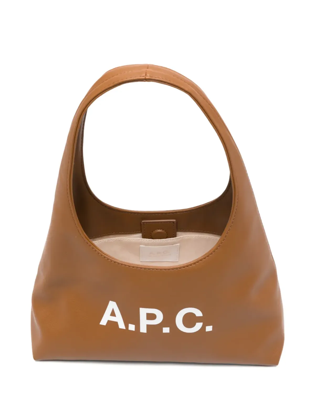 A.P.C. Ninon logo-lettering tote bag - Brown - 画像5