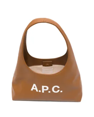 A.P.C. Ninon logo-lettering tote bag - Brown - サムネイル5
