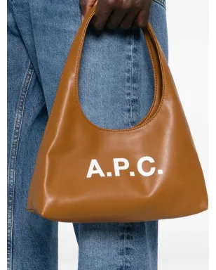 A.P.C. Ninon logo-lettering tote bag - Brown - サムネイル2