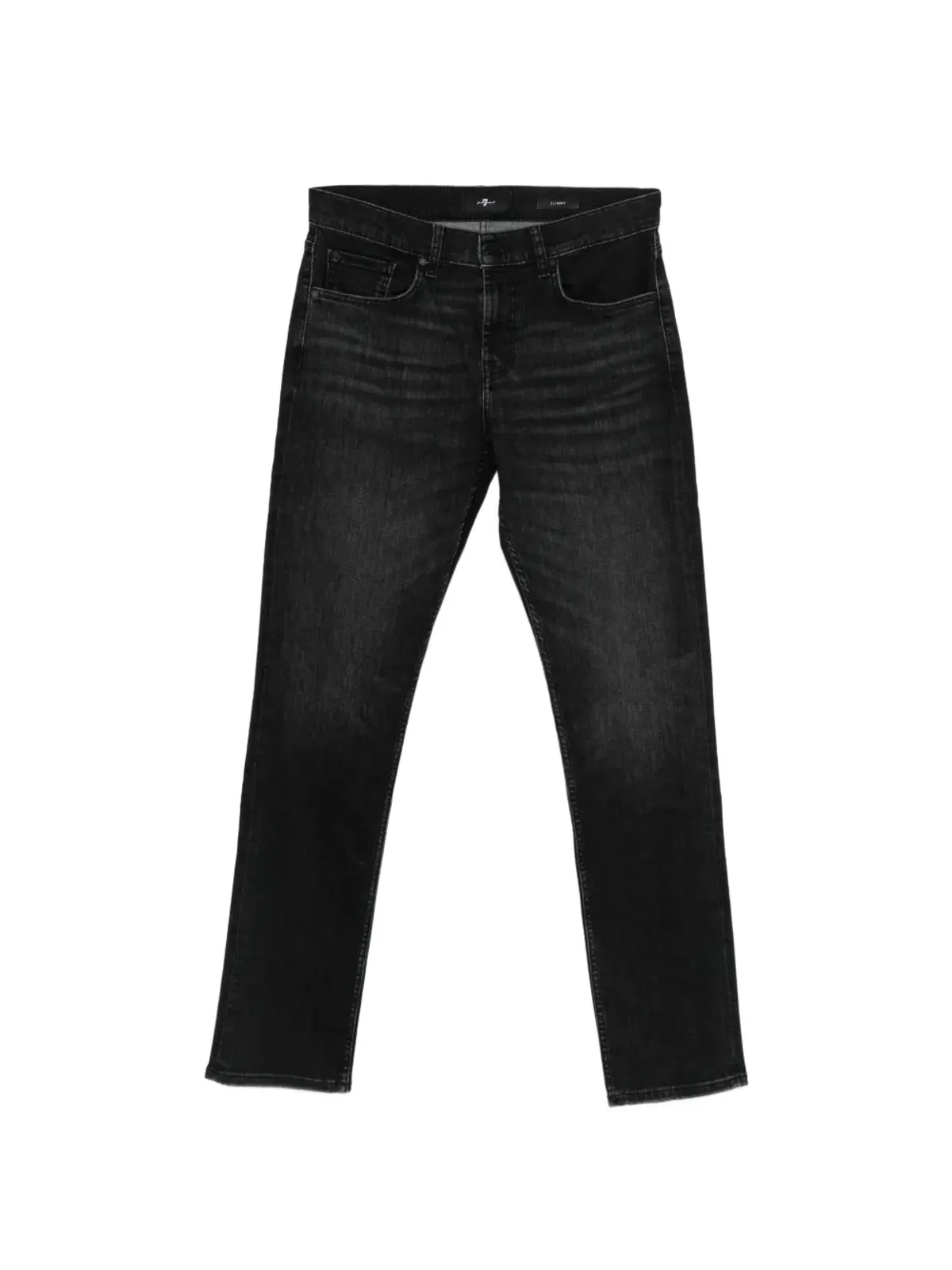 7 For All Mankind black slim jeans - 画像1