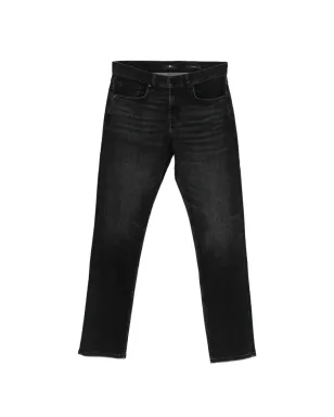 7 For All Mankind black slim jeans - サムネイル1