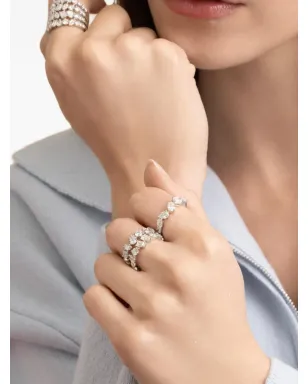 Azzaro five-row diamond ring - Silver - サムネイル2