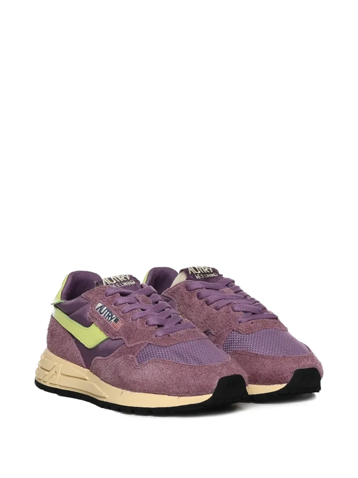 Autry メッシュレザー トレーナー - Purple - 画像2