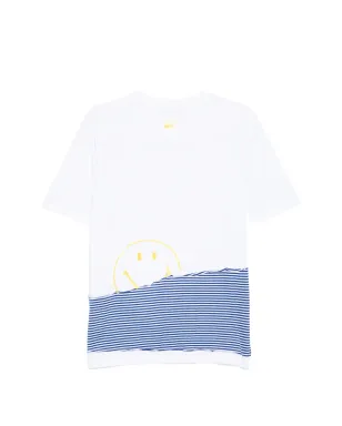 Joshua Sanders ストライプ柄カットアウトTシャツ - White - サムネイル2