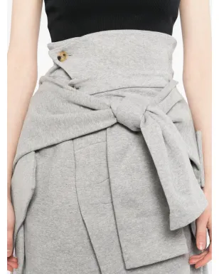 A.W.A.K.E. Mode tie waist trousers - Grey - サムネイル5