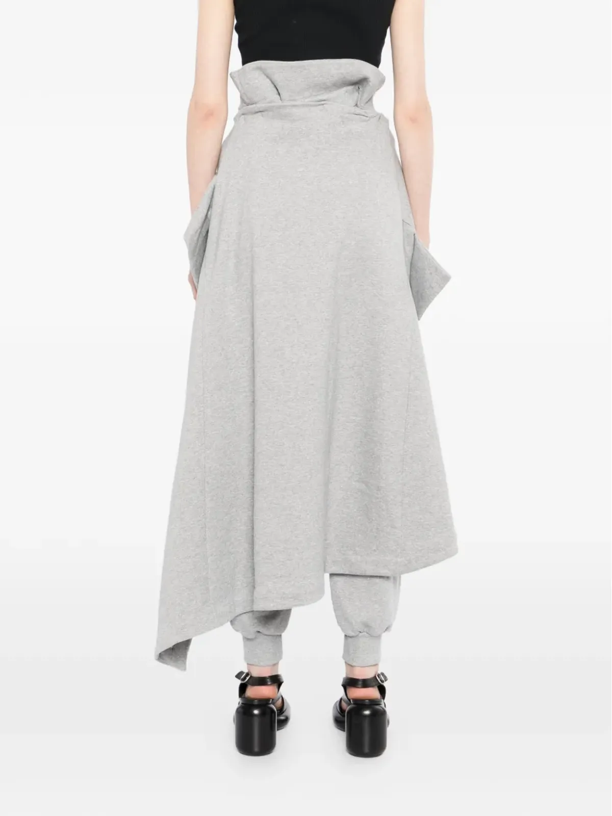 A.W.A.K.E. Mode tie waist trousers - Grey - 画像4