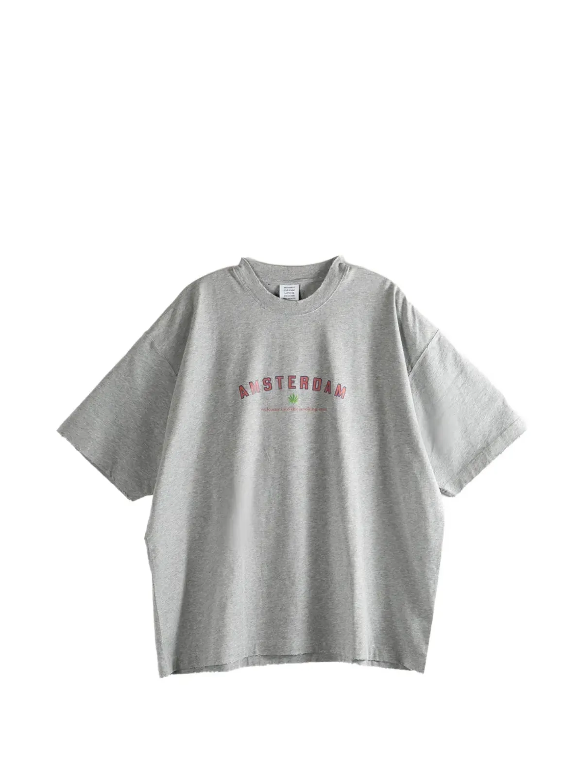 VETEMENTS raw-hem T-shirt - 画像1