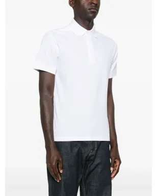 Jacob Cohën ボタン留め ロゴディテール ポロシャツ - White - サムネイル3