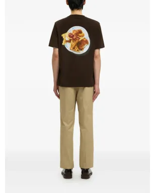 SELECTED グラフィックプリントTシャツ ブラウン - サムネイル3