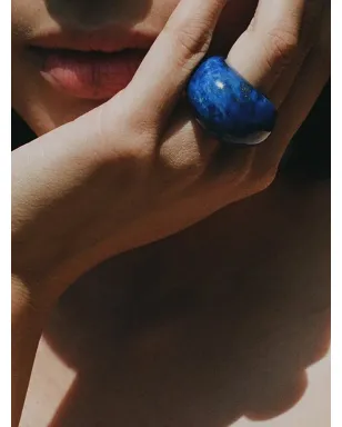 Sophie Buhai ドーナツ型ラピスラズリリング - サムネイル2