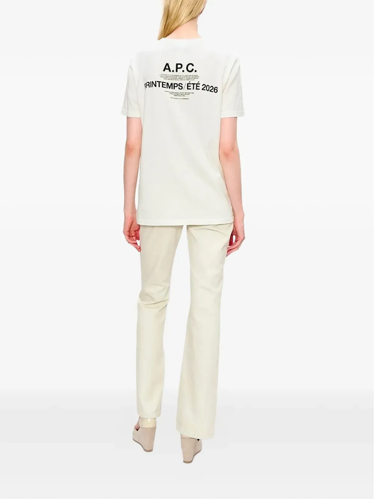 A.P.C. Printemps printed T-shirt - Neutrals - 画像2