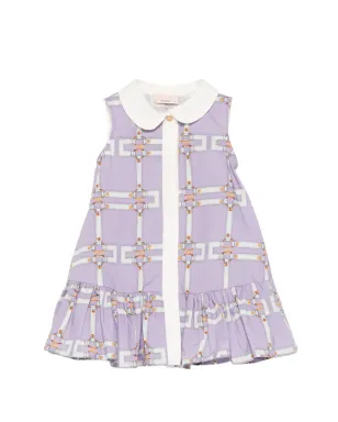 Elisabetta Franchi La Mia Bambina フリルヘム ブルマーとドレスのセット - サムネイル1