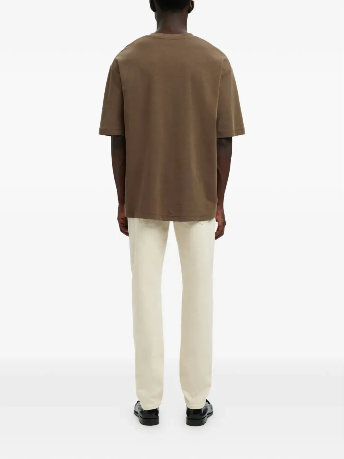 SELECTED ショートスリーブTシャツ - Brown - 画像3
