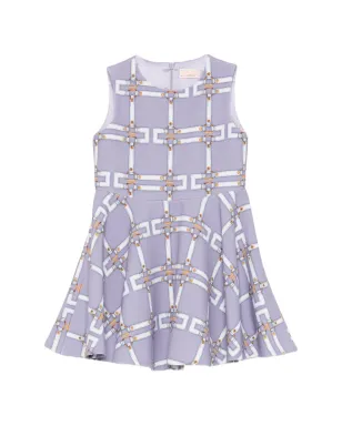 Elisabetta Franchi La Mia Bambina パターン柄ノースリーブドレス - サムネイル1