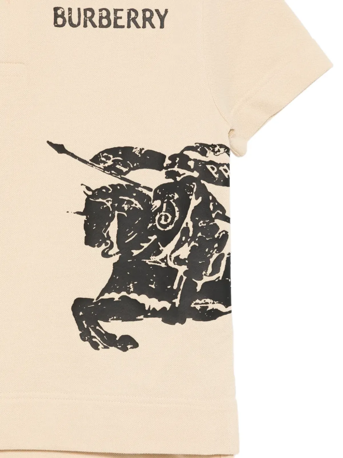 Burberry Kids ロゴグラフィック ポロシャツ - 画像3