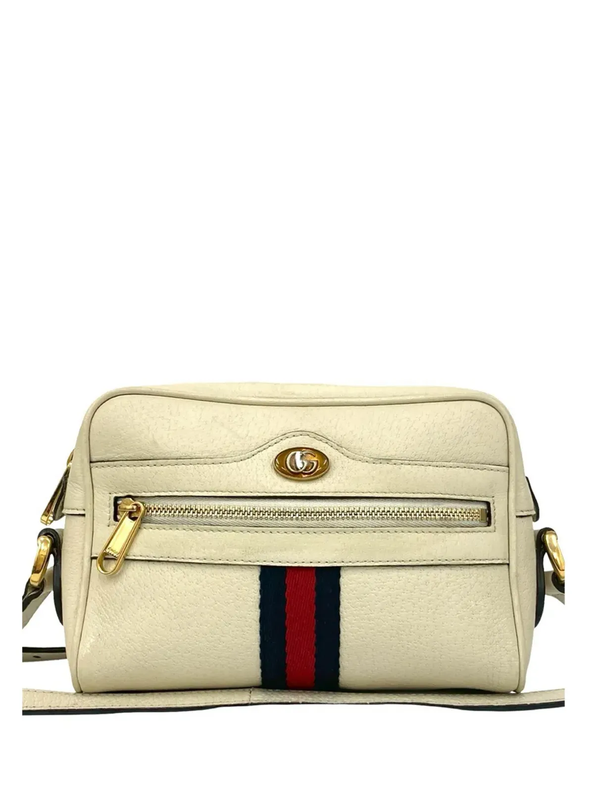 Gucci Pre-Owned ミニ レザー Ophidia クロスボディバッグ - 画像1